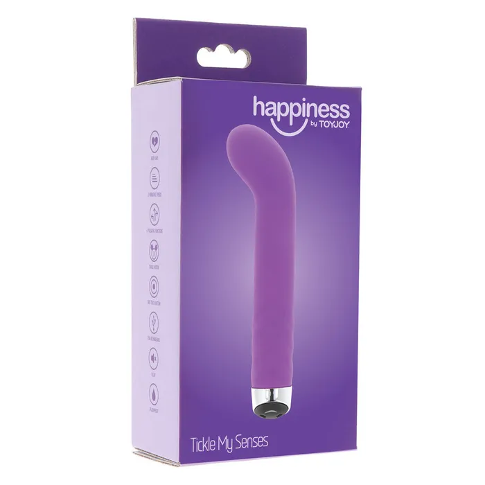 ToyJoy Vibrators ToyJoy Happiness Tickle My Senses Mini GSpot Vibe Purple ToyJoy Vibrators ToyJoy Happiness Tickle My Senses Mini GSpot Vibe Purple