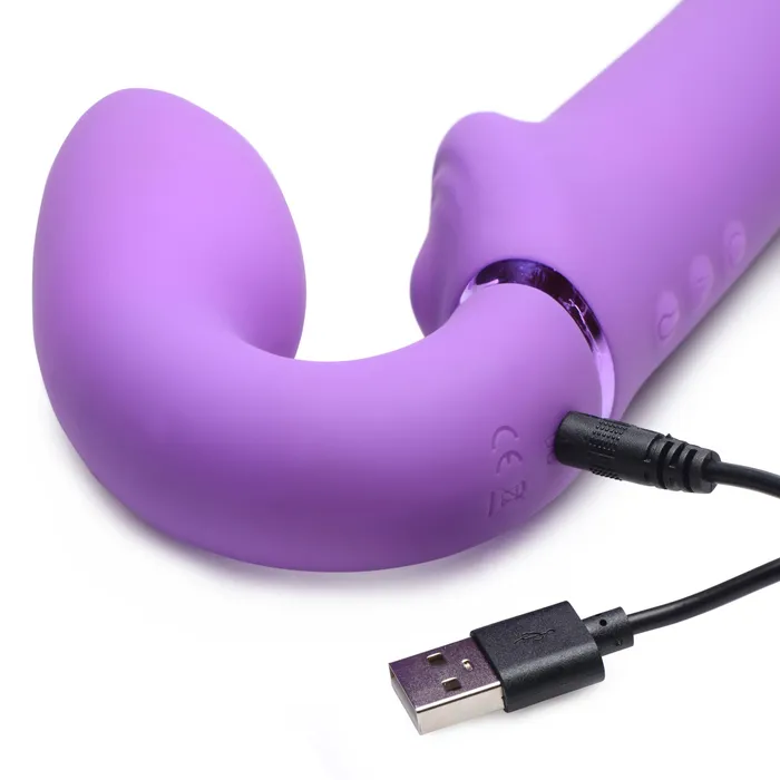 10x Ergo Fit GPulse Inflatable and Vibrating Strapless Strap on Purple XR Brands Strap U Female Sex Toys 10x Ergo Fit GPulse Inflatable and Vibrating Strapless Strap on Purple XR Brands Strap U Female Sex Toys