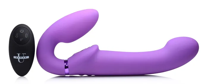 10x Ergo Fit GPulse Inflatable and Vibrating Strapless Strap on Purple XR Brands Strap U Female Sex Toys 10x Ergo Fit GPulse Inflatable and Vibrating Strapless Strap on Purple XR Brands Strap U Female Sex Toys