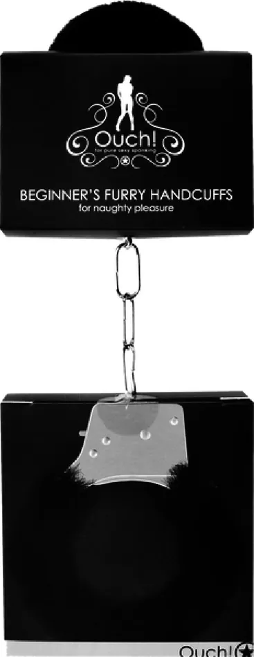 Shots Media Beginners Handcuffs Furry Black Anal