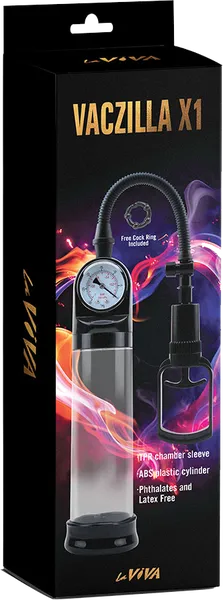 Vaczilla X1 Penis Pump LaViva Male Sex Toys