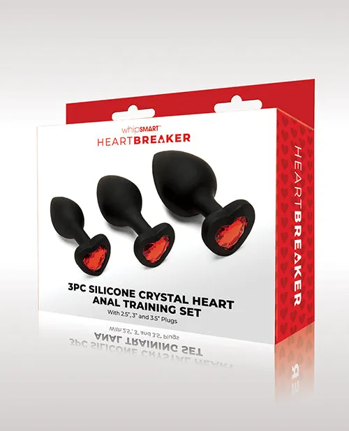 XGen Anal Whipsmart Heartbreaker 3 Pc Crystal Heart Anal Training Set