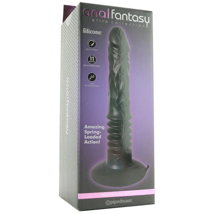 Anal Pipedream Anal Fantasy Elite Vibrating Ass Fker in Black Anal Pipedream Anal Fantasy Elite Vibrating Ass Fker in Black