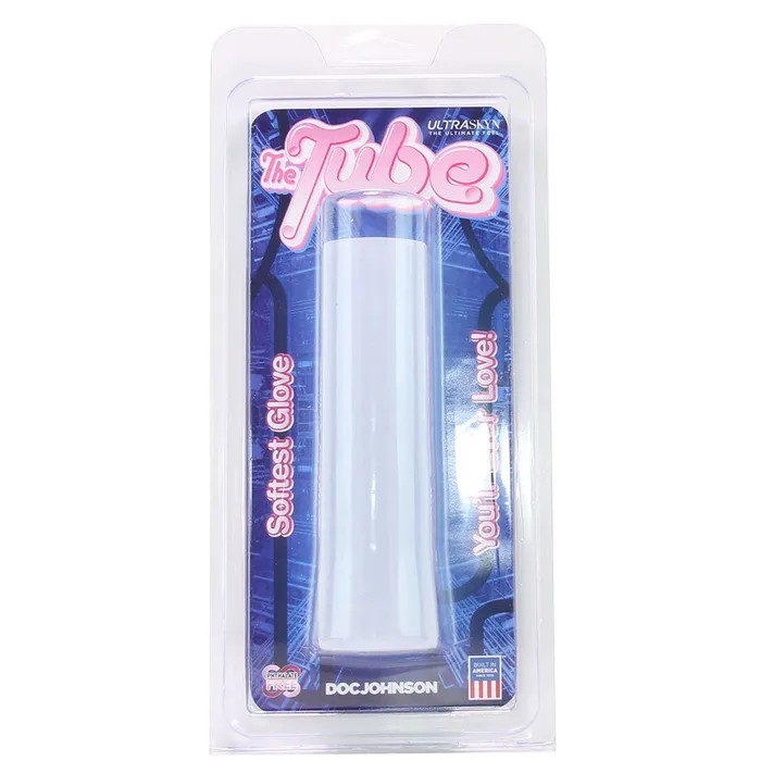 Doc Johnson Male Sex Toys The Tube ULTRASKYN Stroker in Clear