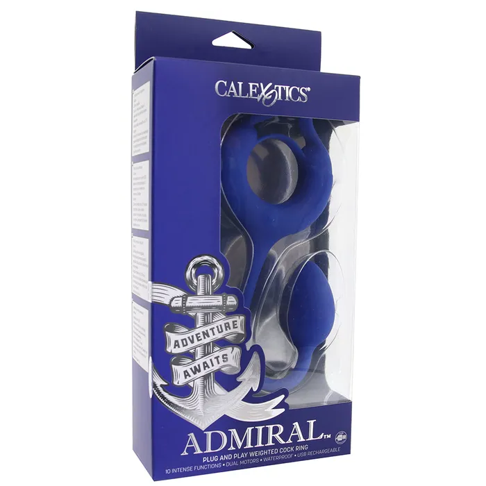 Male Sex Toys CalExotics Admiral Plug and Play Weighted Cock Ring Male Sex Toys CalExotics Admiral Plug and Play Weighted Cock Ring