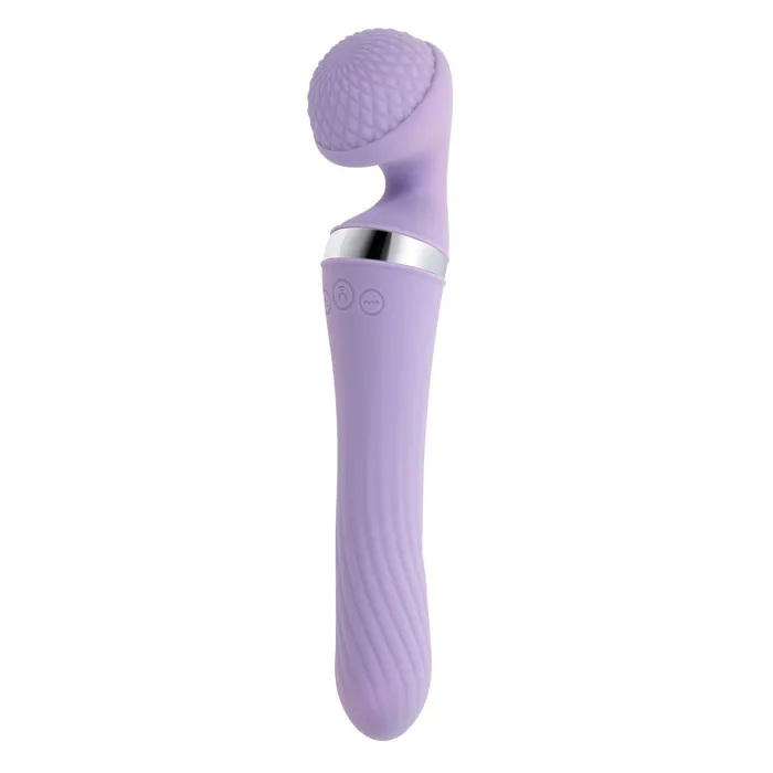 Vibrators Playboy Pleasure Vibrato DualEnded Wand Versatile Vibrations and Twirling Sensations Evolved Novelties