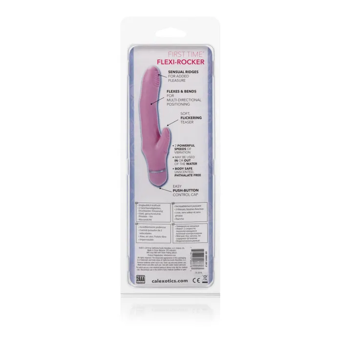 CalExotics Vibrators First Time Flexi Rocker Pink CalExotics Vibrators First Time Flexi Rocker Pink