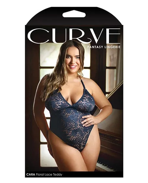 Fantasy Lingerie Curve Cara Stretch Lace Teddy with Snap Crotch Couples Fantasy Lingerie Curve Cara Stretch Lace Teddy with Snap Crotch Couples