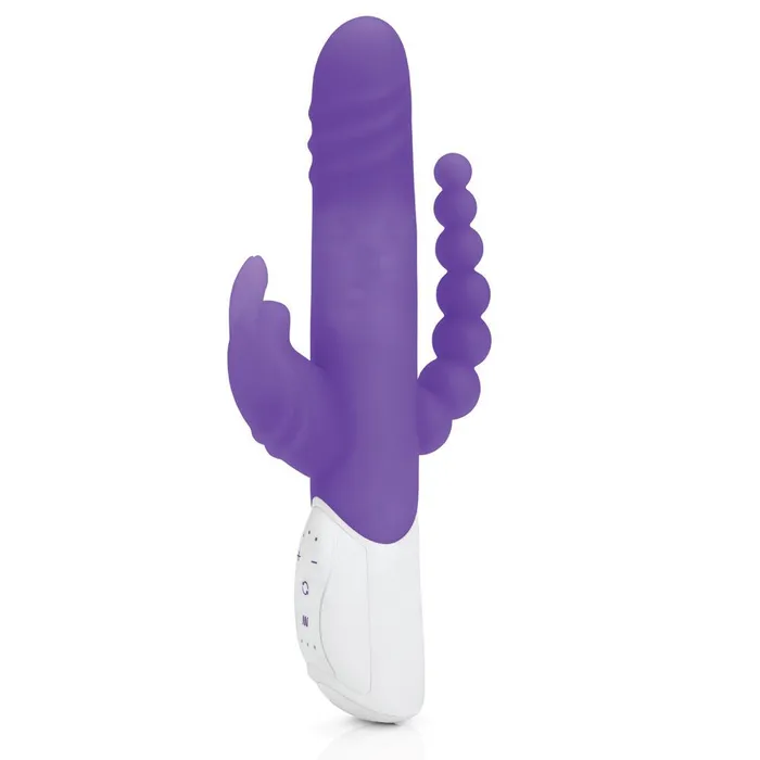 Female Sex Toys Double Penetration Rabbit Vibrator with Rotating Shaft Rabbit Essentials