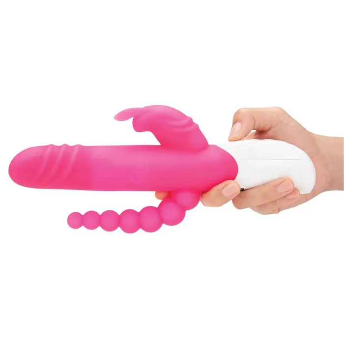 Female Sex Toys Double Penetration Rabbit Vibrator with Rotating Shaft Rabbit Essentials