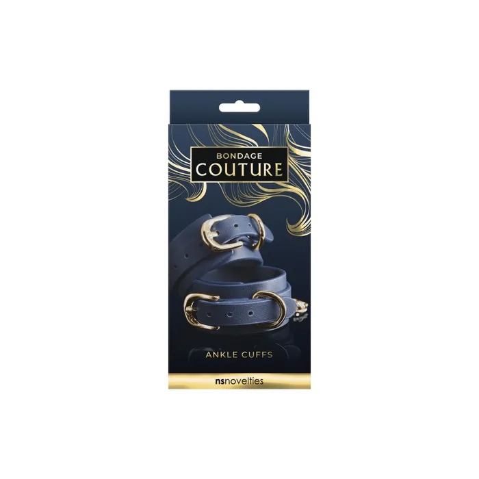 nsnovelties Couples Bondage Couture Ankle Cuffs Blue nsnovelties Couples Bondage Couture Ankle Cuffs Blue