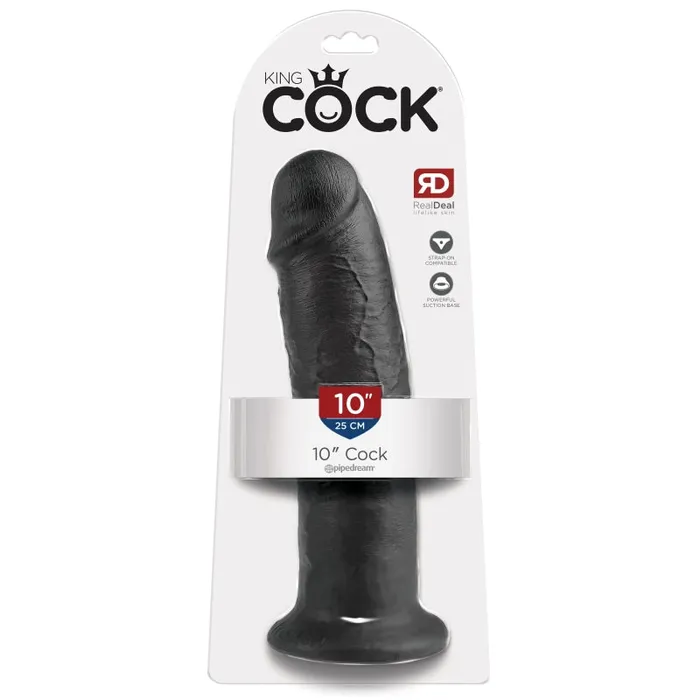 Pipedream Dildos King Cock 10Inch Cock Black Pipedream Dildos King Cock 10Inch Cock Black