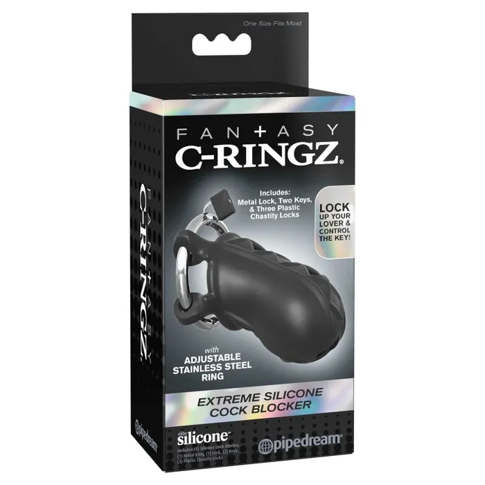 Pipedream Male Sex Toys Fantasy CRingz Extreme Silicone Cock Blocker Pipedream Male Sex Toys Fantasy CRingz Extreme Silicone Cock Blocker