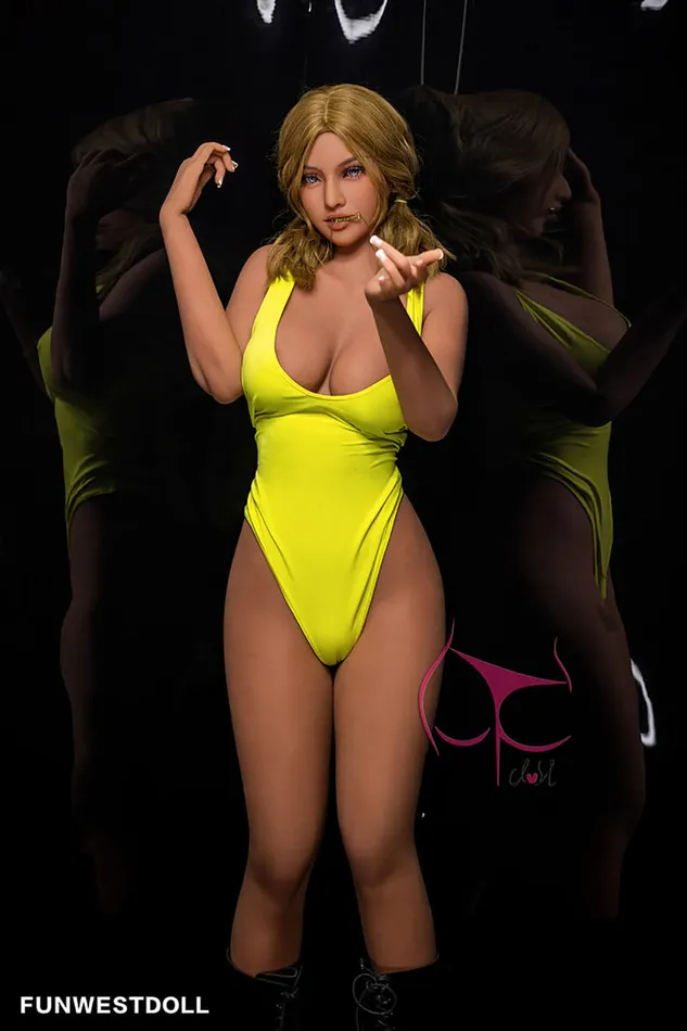 162cm5ft4 FCup Blonde Sexy Big Boobs Sex Doll Funwest Doll Male Sex Toys