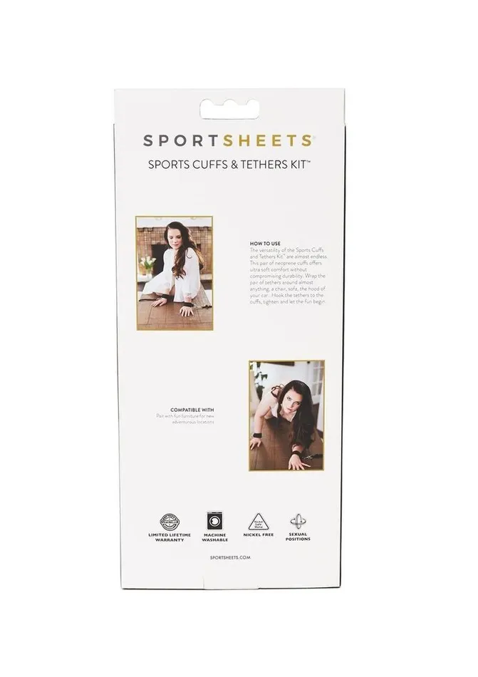Couples Sportsheets Sportsheets Sport Cuffs and Tethers Kit Couples Sportsheets Sportsheets Sport Cuffs and Tethers Kit