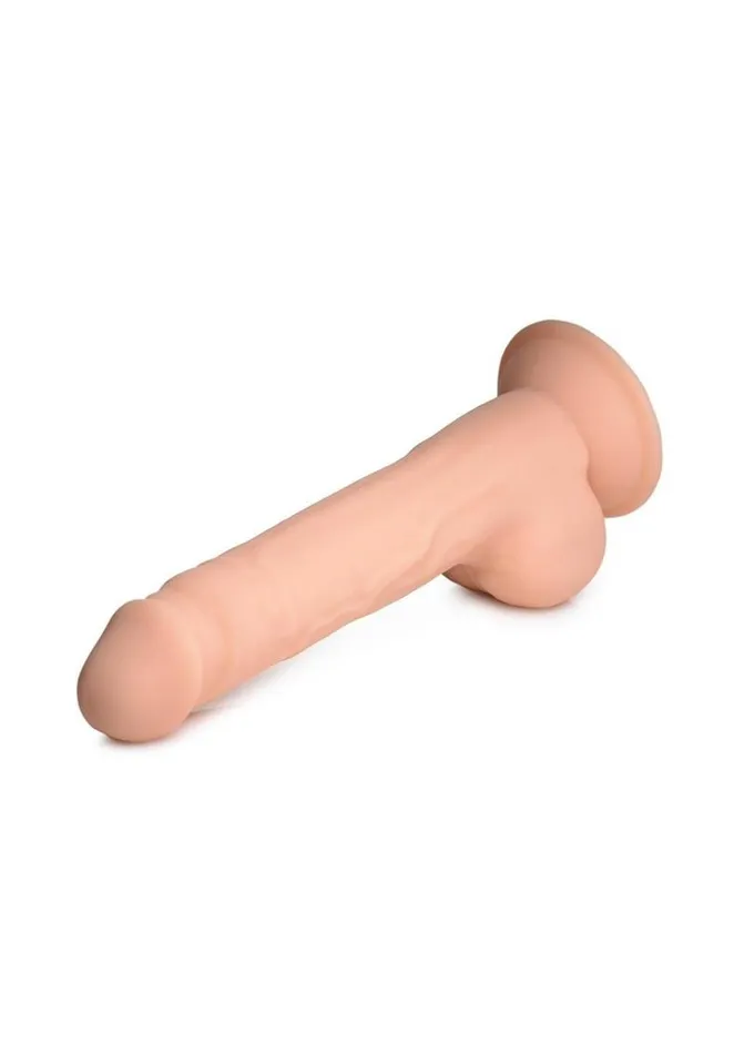 Dildos FleshStixxx Fleshstixxx Silicone Bendable Dong with Balls
