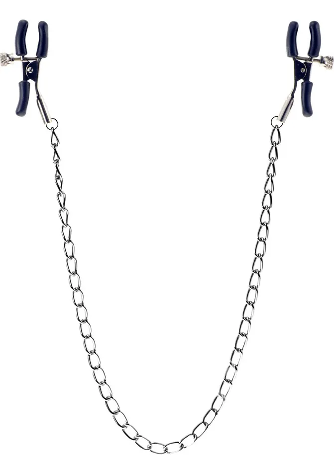 Me You Us Male Sex Toys ME YOU US Squeeze and Please Adjustable Nipple Clamps with Chain Me You Us Male Sex Toys ME YOU US Squeeze and Please Adjustable Nipple Clamps with Chain