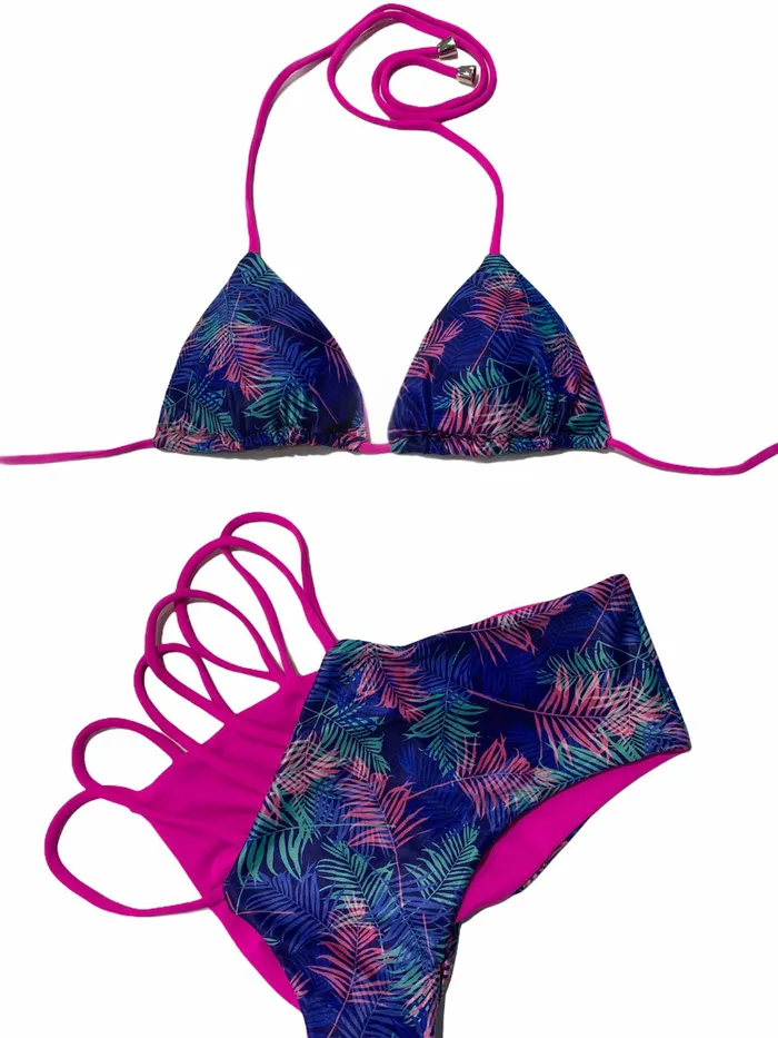 Playthings Miami Miami Palms High Waisted Bikini Vibrators